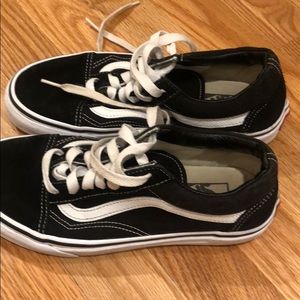 Women’s size 5.5 Black Vans